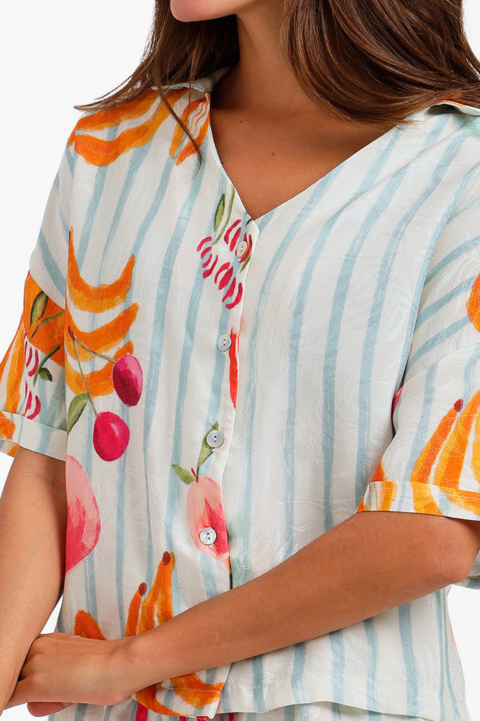 Fruit-Print Pyjama Set