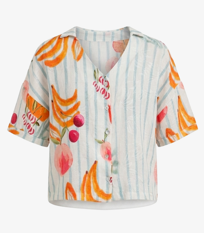 Fruit-Print Pyjama Set