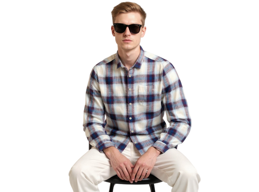 Full Sleeve Check Blue Multi