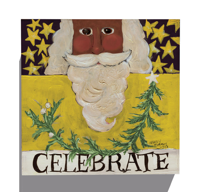 Gallery Grand - Celebrate Santa - Young at Heart Yellow