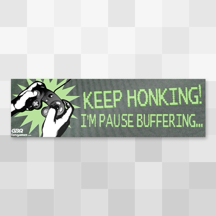 GDQ Keep Honking Bumper Sticker