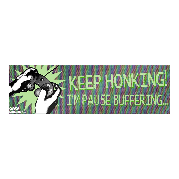 GDQ Keep Honking Bumper Sticker