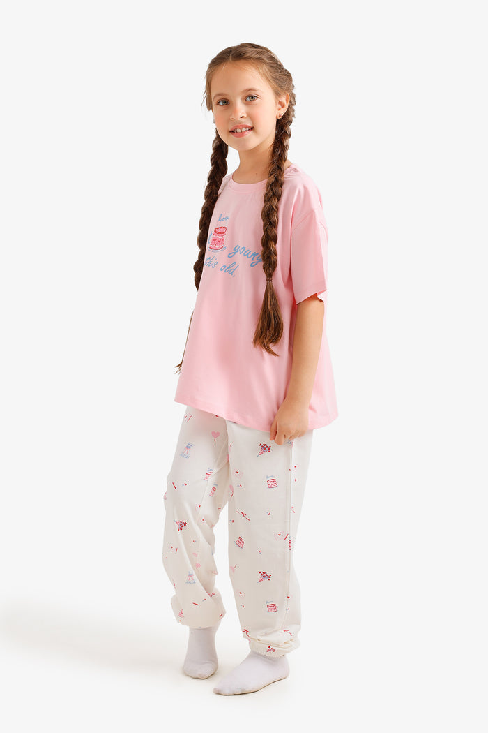 Girly Cake Print Pyjama