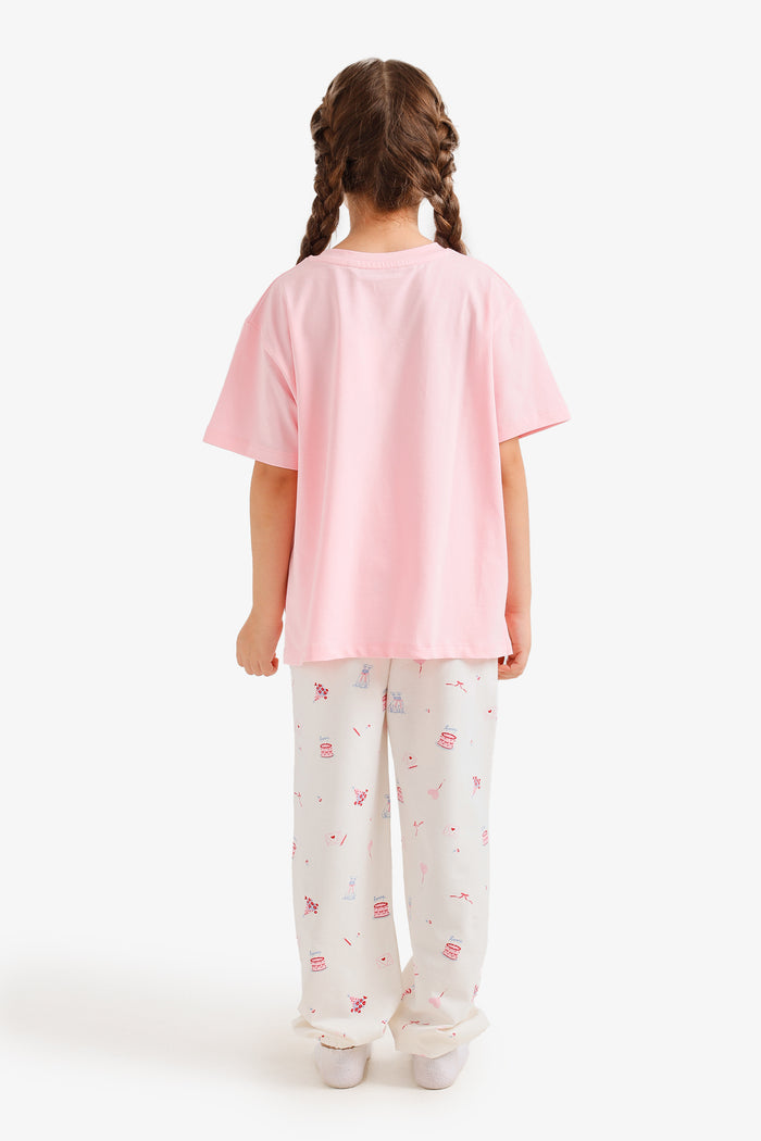Girly Cake Print Pyjama
