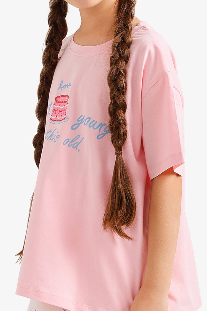 Girly Cake Print Pyjama
