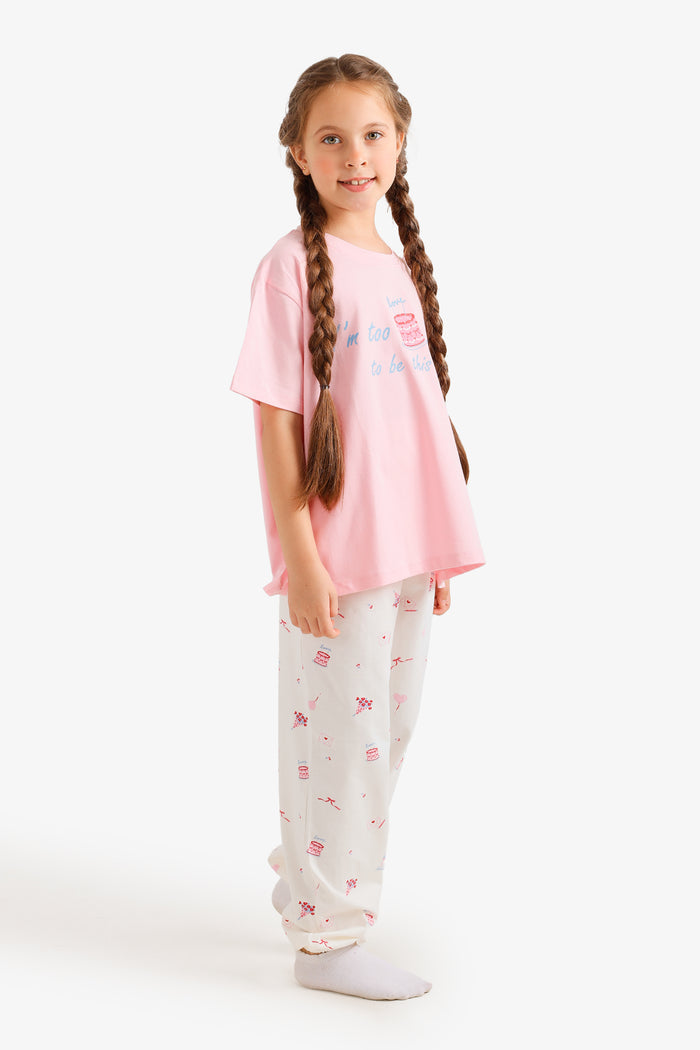 Girly Cake Print Pyjama