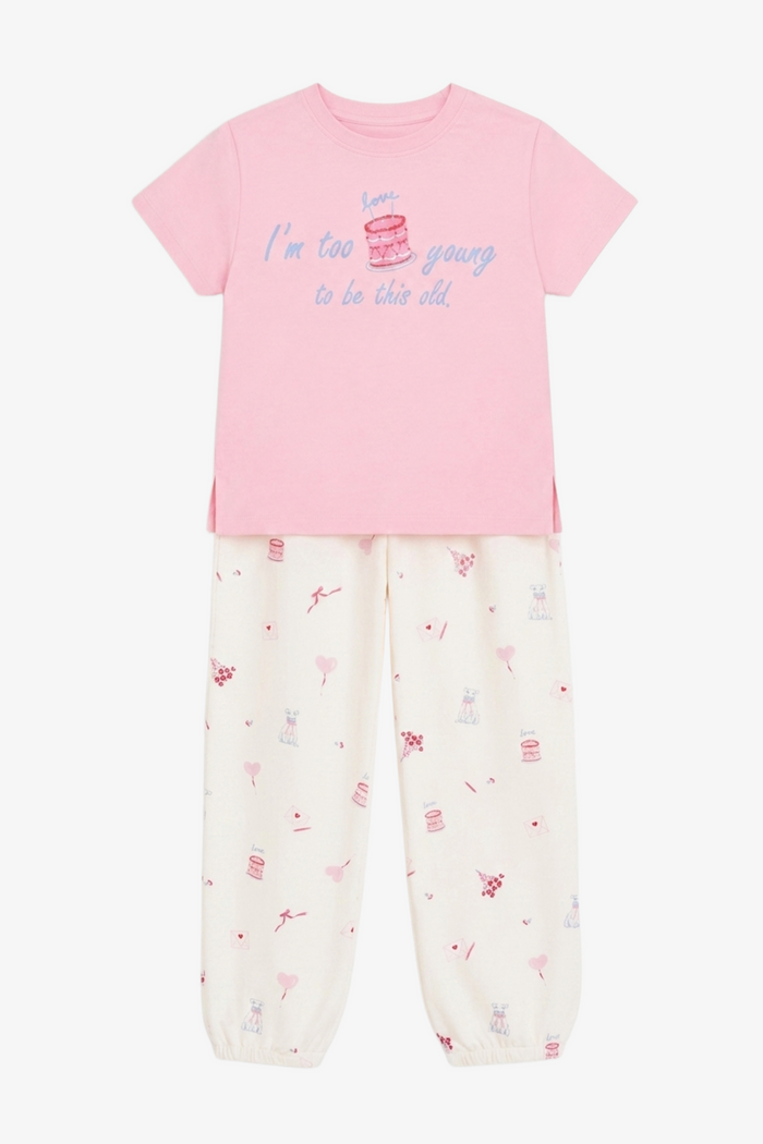 Girly Cake Print Pyjama