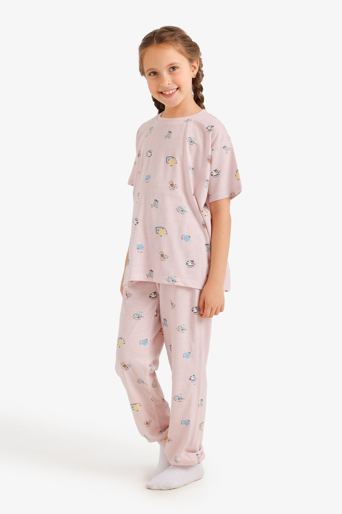 Girly Carrot-Leg Pyjama