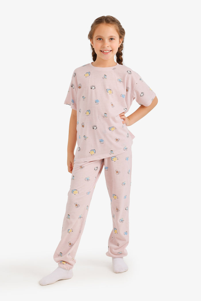 Girly Carrot-Leg Pyjama