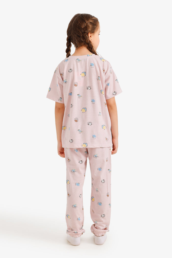 Girly Carrot-Leg Pyjama