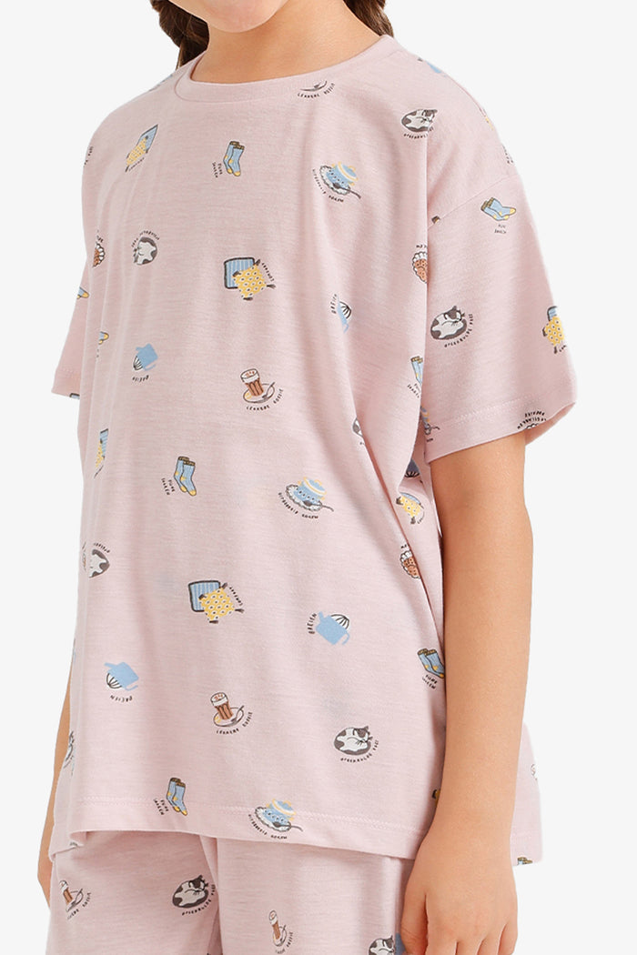 Girly Carrot-Leg Pyjama