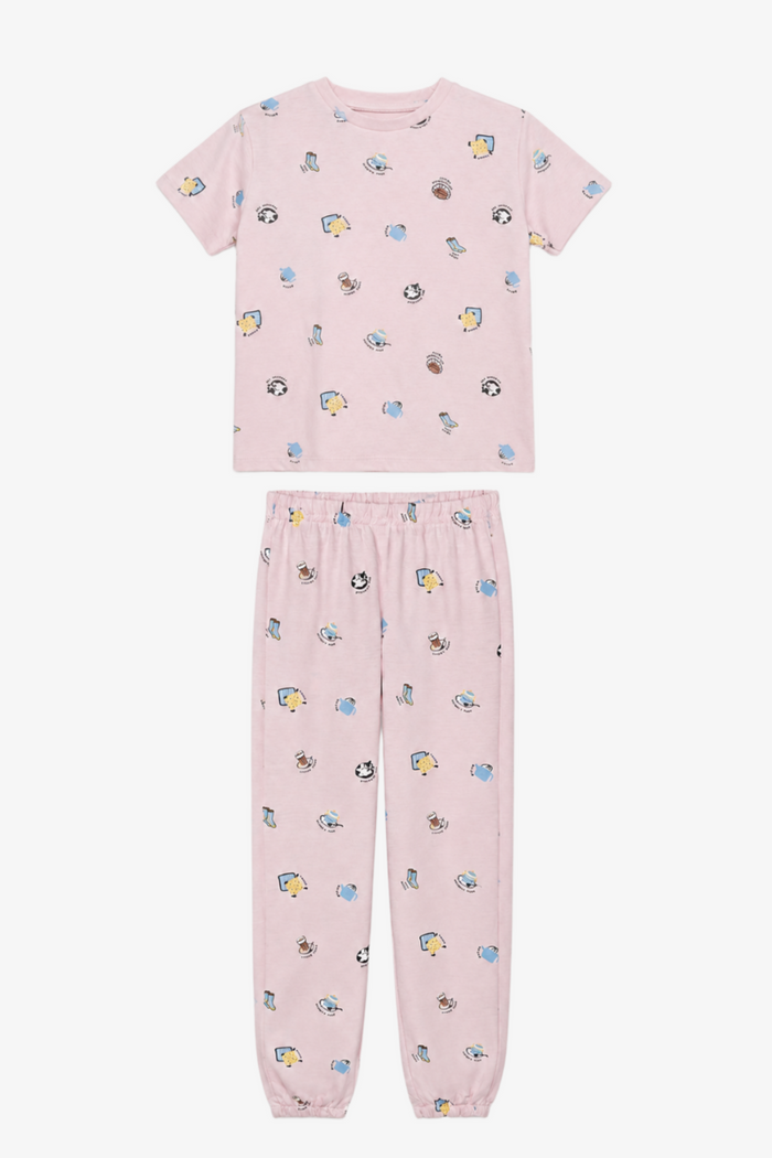 Girly Carrot-Leg Pyjama