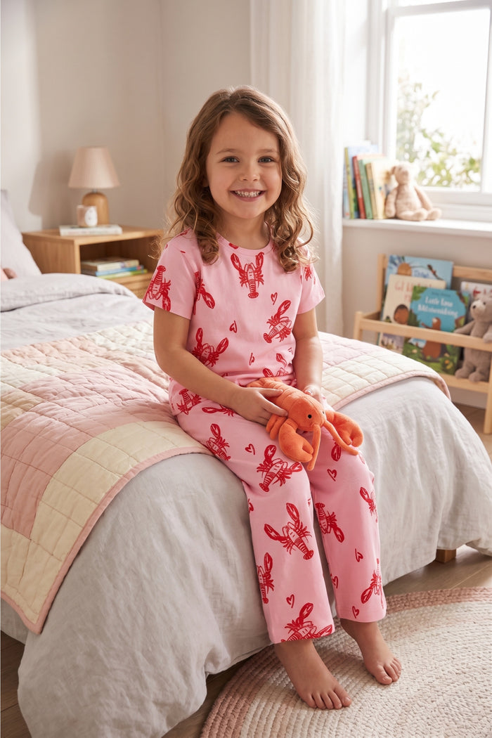 Girly Lobster Pyjama Set