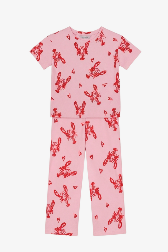Girly Lobster Pyjama Set