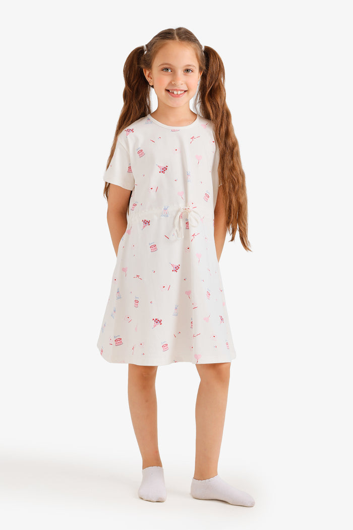 Girly Printed Nightgown