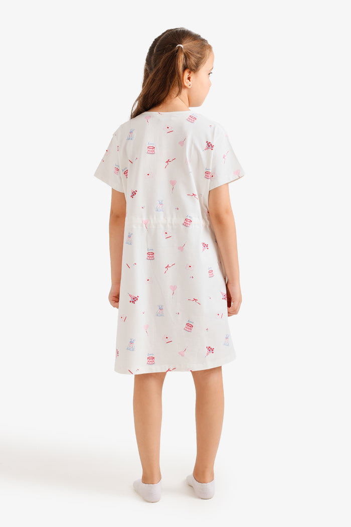 Girly Printed Nightgown