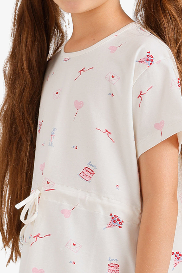 Girly Printed Nightgown