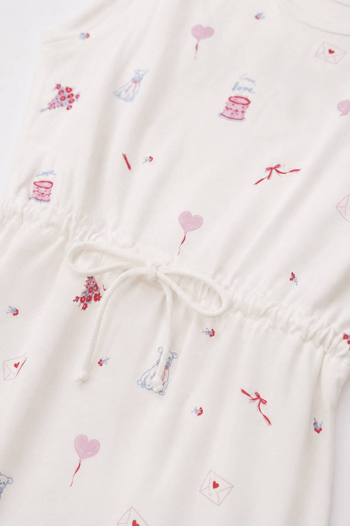 Girly Printed Nightgown