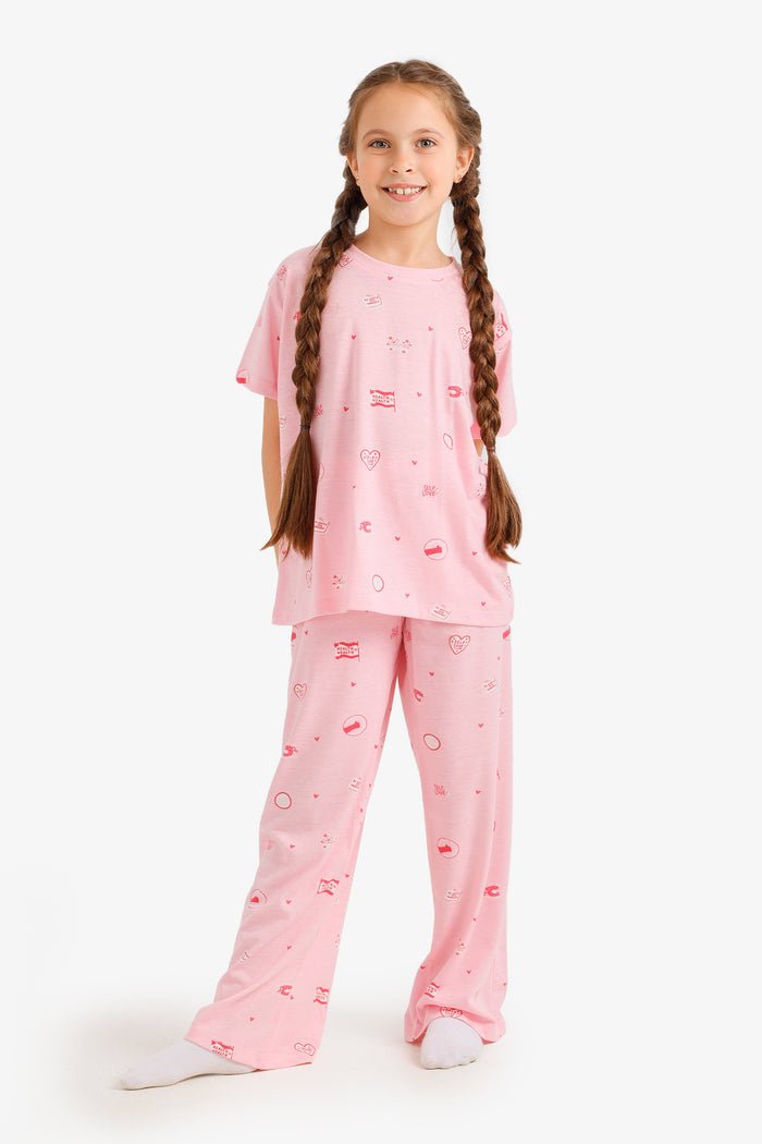 Girly Relaxed Pyjama Set