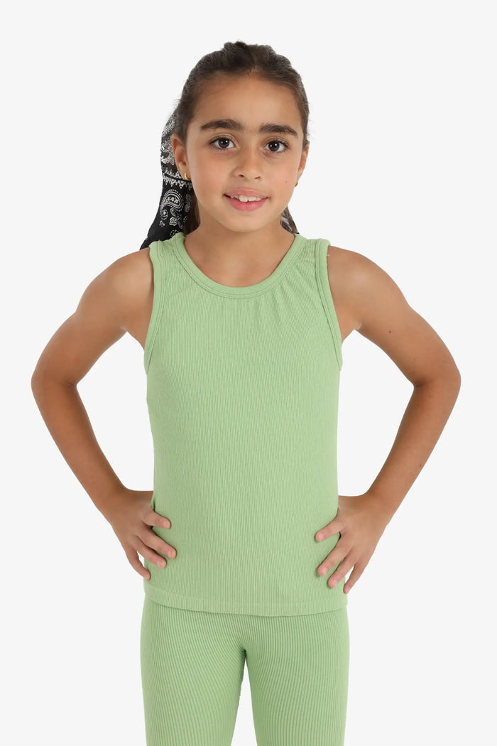 Girly Ribbed Tank Top