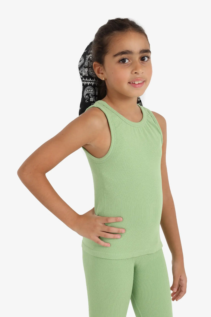 Girly Ribbed Tank Top