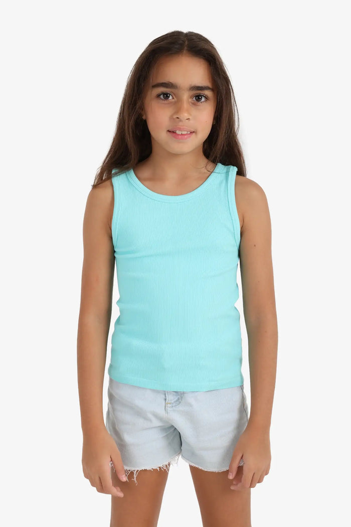 Girly Ribbed Tank Top