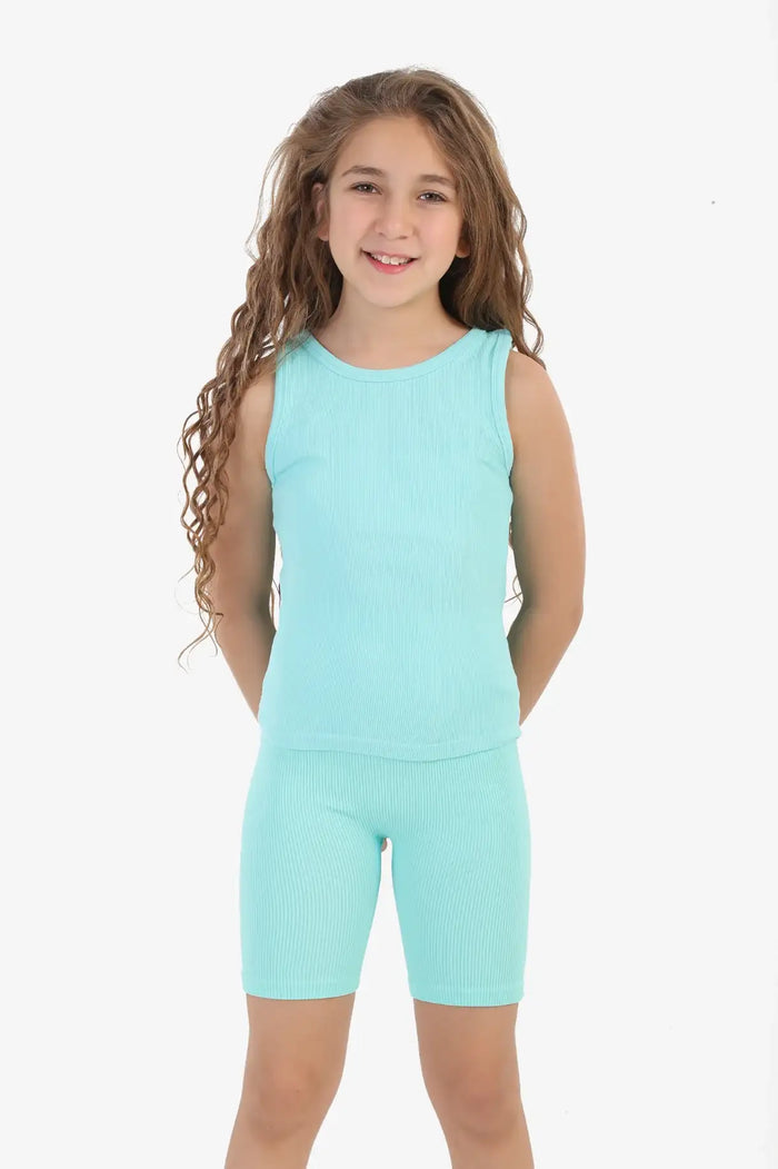 Girly Ribbed Tank Top
