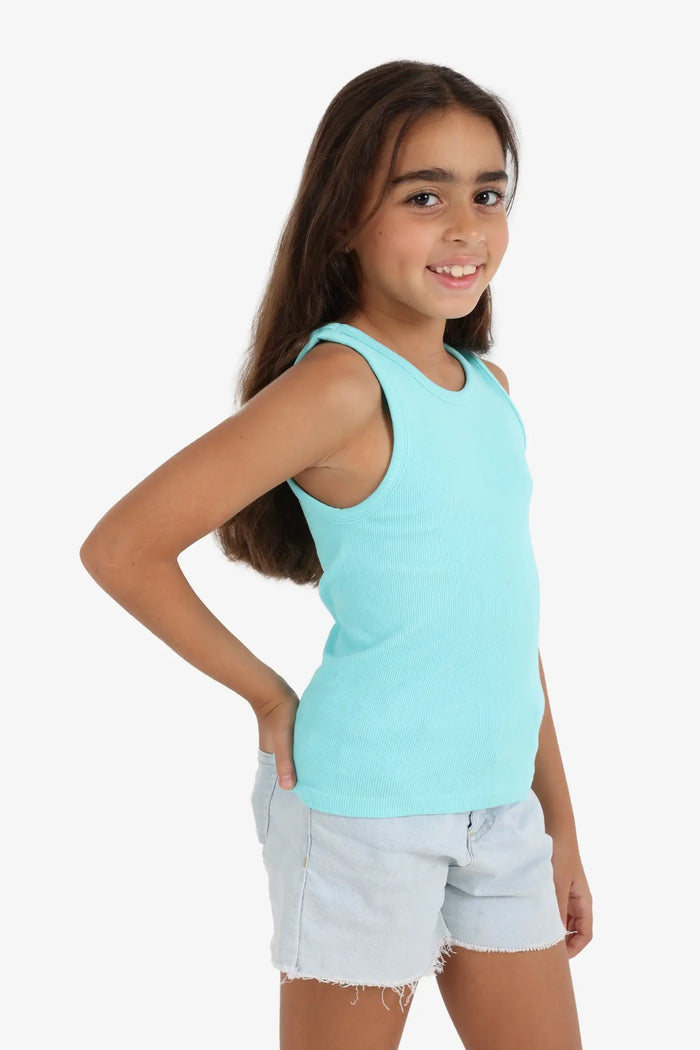 Girly Ribbed Tank Top