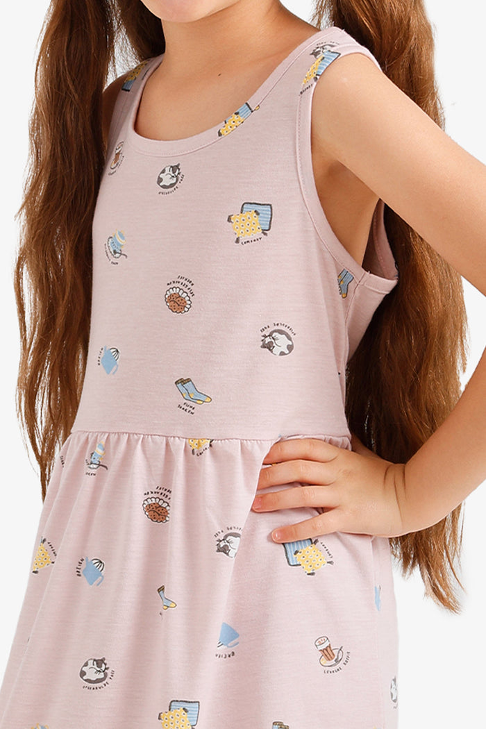 Girly Sleeveless Nightgown