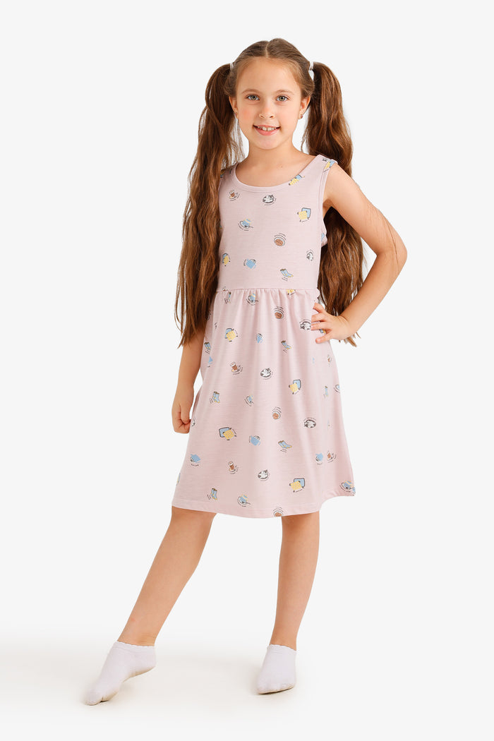 Girly Sleeveless Nightgown
