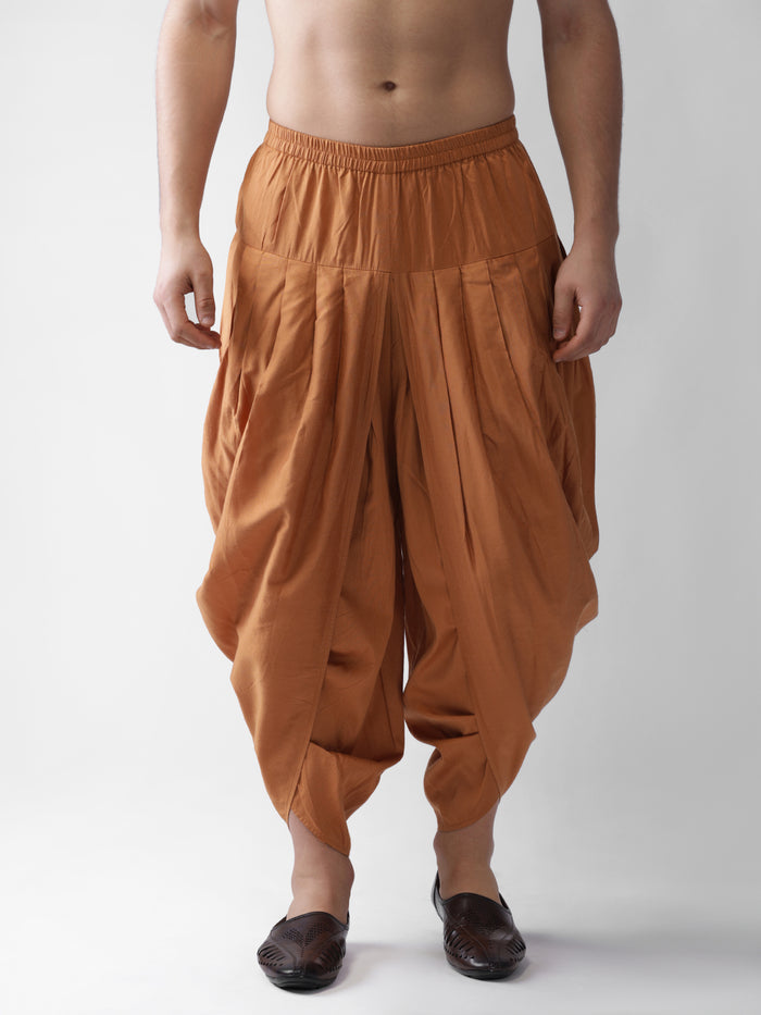 Golden Slim Fit Silk Blend Churidar Pants for Traditional & Wedding Outfits