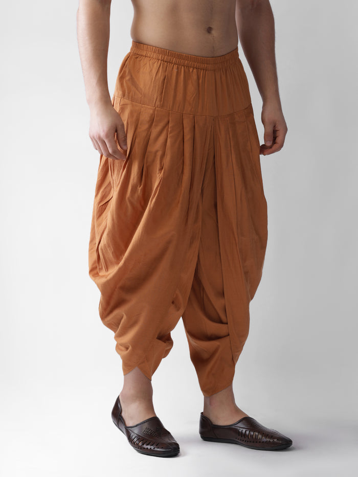 Golden Slim Fit Silk Blend Churidar Pants for Traditional & Wedding Outfits