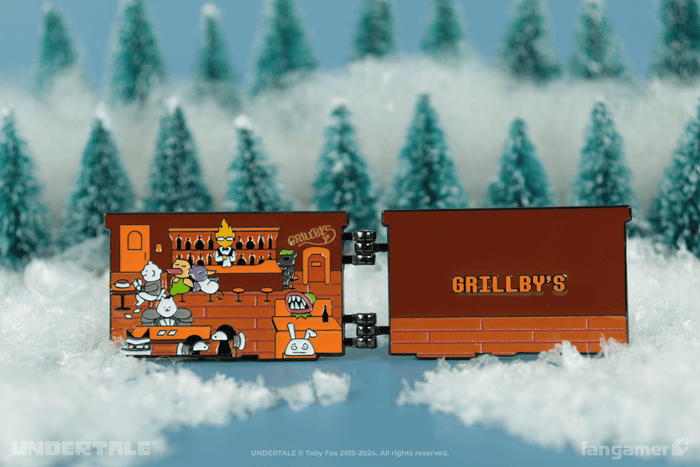 Grillby's Hinged Pin