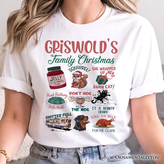 Griswold’s Family Christmas T-Shirt, Funny Retro Vacation Movie Quote Tee T-Shirts OrnamentallyYou