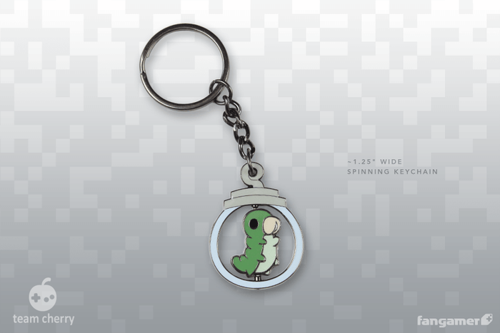 Grub in a Jar Spinning Keychain
