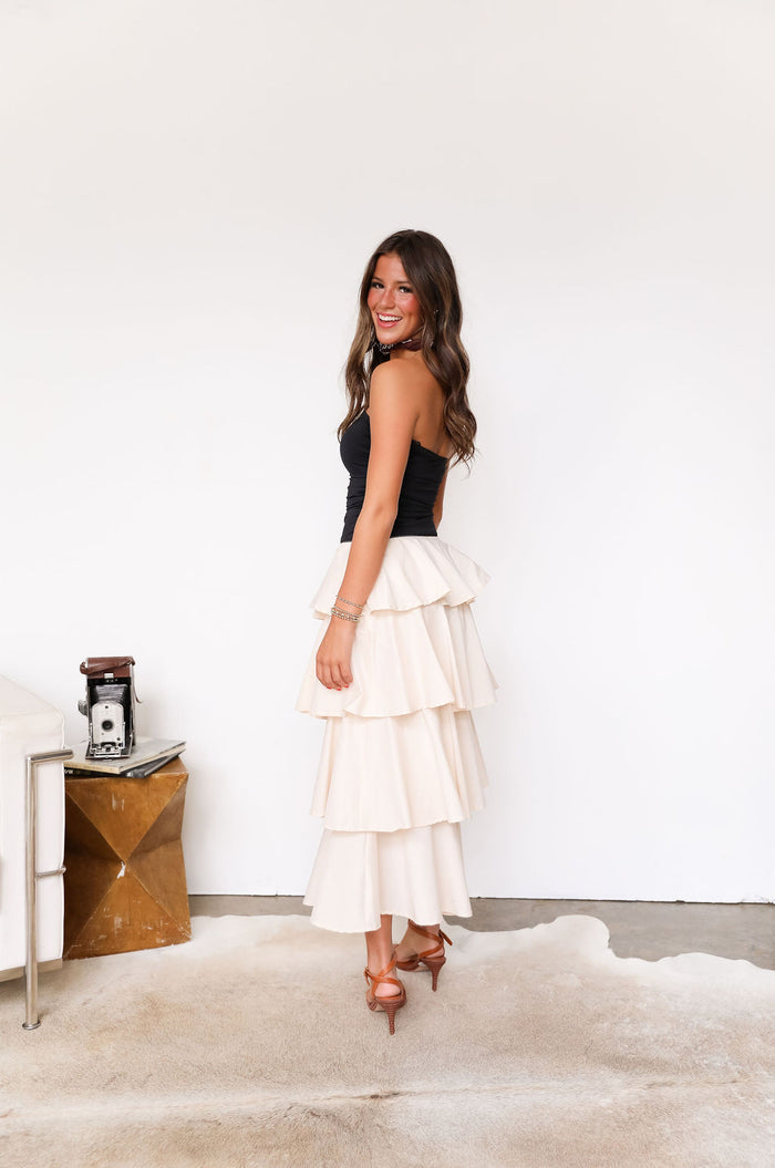 Gwynn Maxi Dress - Ecru