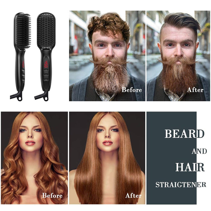 Hair Straightener Brush Pro