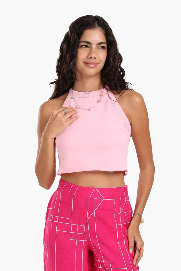 Halter Neck Lounge Top