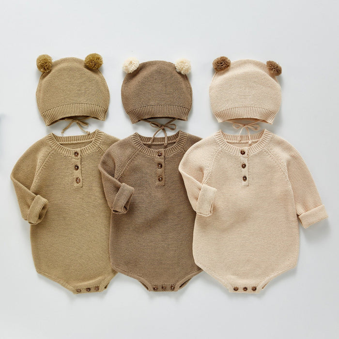 Sweater Romper & Hat - 2 Pc Set Dress Yo Baby Wholesale