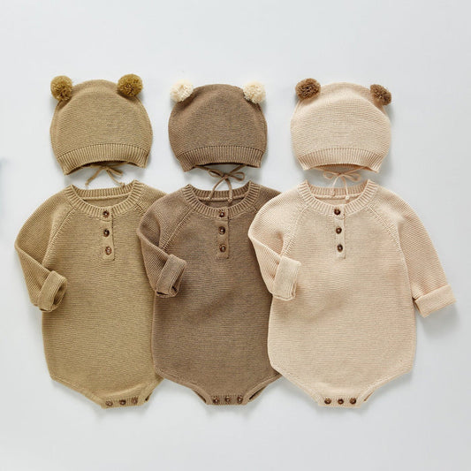 Sweater Romper & Hat - 2 Pc Set Dress Yo Baby Wholesale