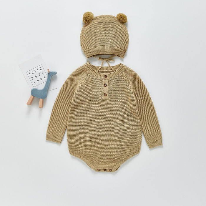 Sweater Romper & Hat - 2 Pc Set Dress Yo Baby Wholesale