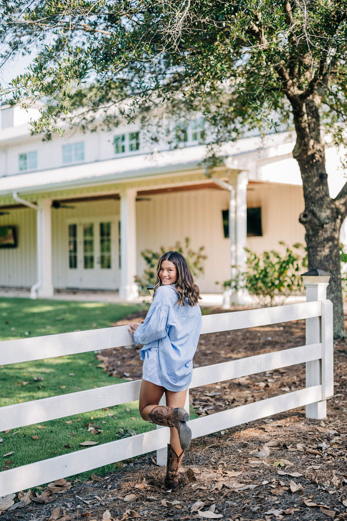 Happy Hour Top - Pearl Blue Combo FREE PEOPLE