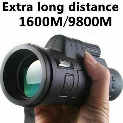 HD Monocular Telescope With Phone Tripod | 40X60mm Night Vision Lens Included For Outdoor Hiking