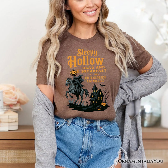 Headless Horseman Sleepy Hollow Halloween T-Shirt, Dead and Breakfast Retro Tee T-Shirts OrnamentallyYou