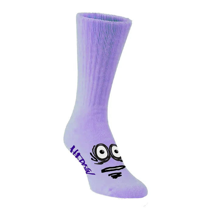 HEROIN BIG EGG LAVENDER SOCKS