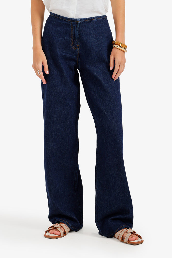 Navy / 34 / Denim