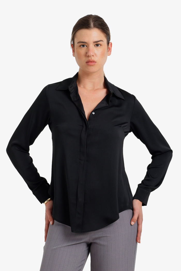 Hidden Placket Shirt