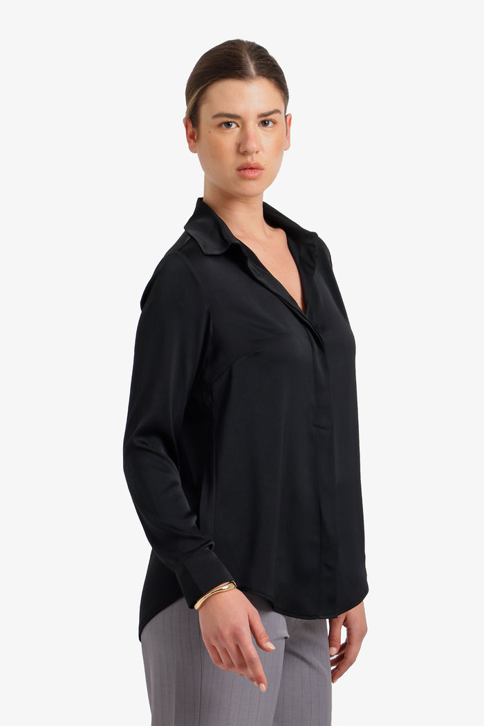 Hidden Placket Shirt