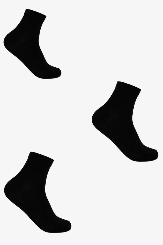 High Ankle Socks - 3 Pairs