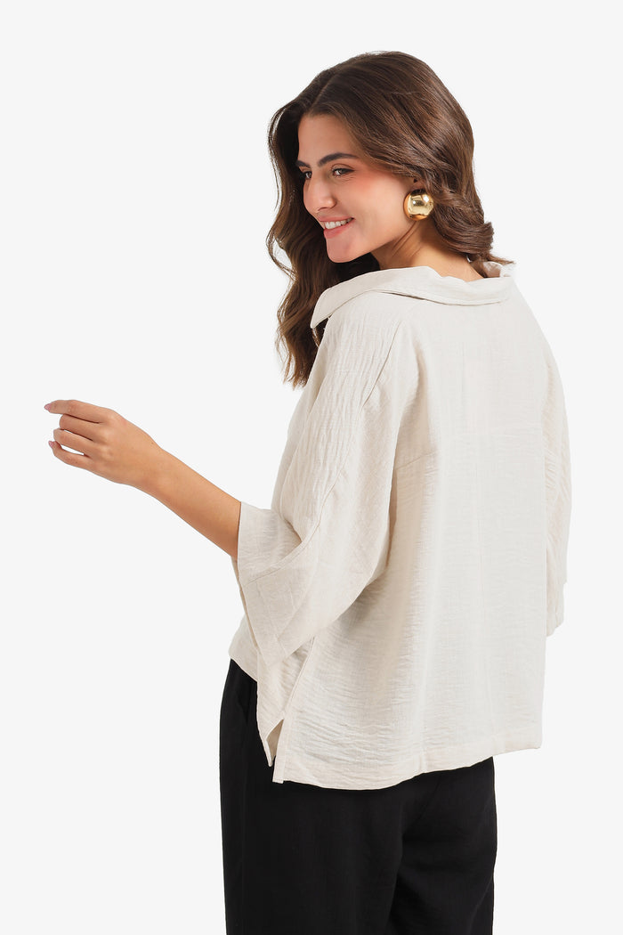 High-Low Lounge Blouse